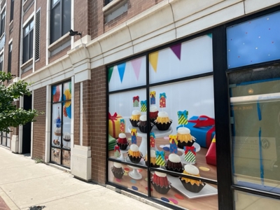 Cupcake Window Graphics Photo